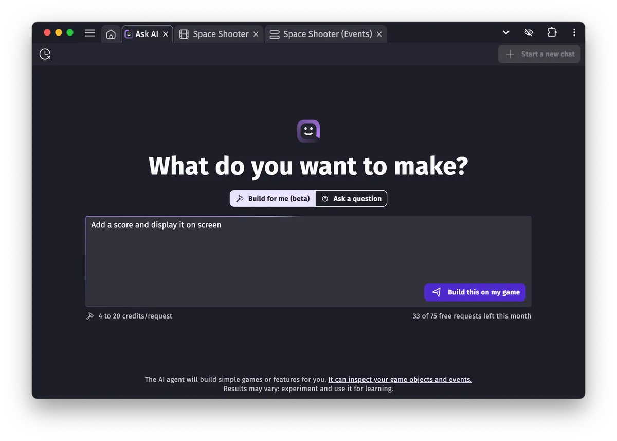 GDevelop - 创造游戏的最快、最简单的方法。 - 产品截图展示1
